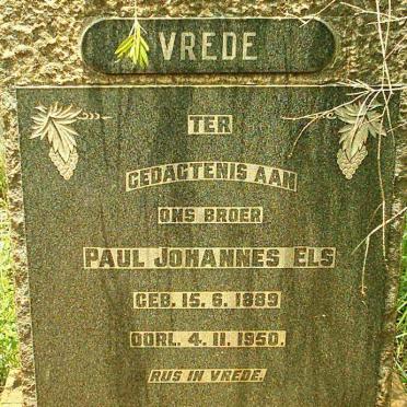 ELS Paul Johannes 1889-1959