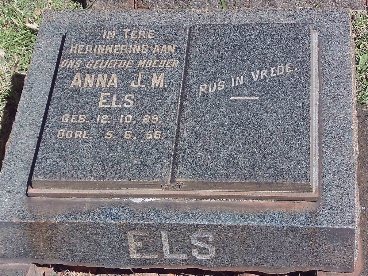 ELS Anna J.M. 1889-1956