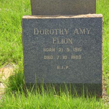 ELION Dorothy Amy 1915-1963