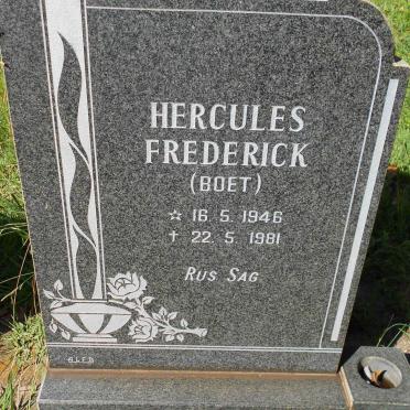 ENGELBRECHT Hercules Frederick 1946-1981