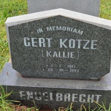 ENGELBRECHT Gert Kotze 1917-1993
