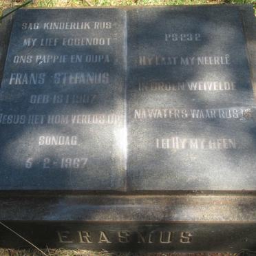 ERASMUS Frans Stefanus 1907-1967