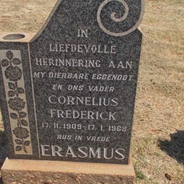 ERASMUS Cornelius Frederick 1909-1968