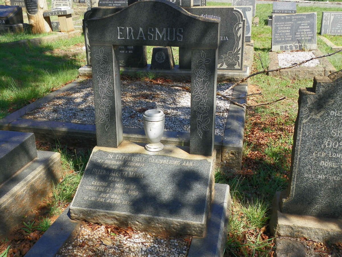 ERASMUS Helena Aletta Maria 1897-1959