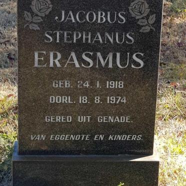 ERASMUS Jacobus Stephanus 1918-1974