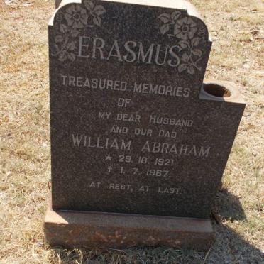 ERASMUS William Abraham 1921-1967