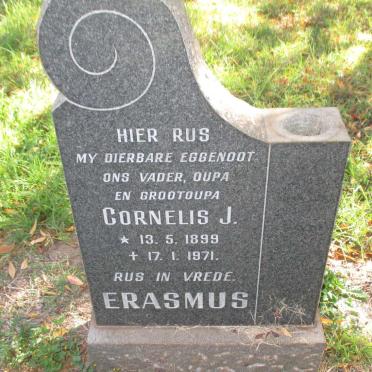 ERASMUS Cornelis J. 1899-1971