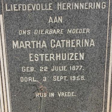 ESTERHUIZEN Martha Catherina 1877-1958