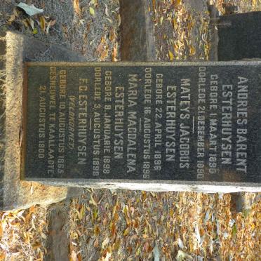 ESTERHUYSEN F.C. 1865-1900