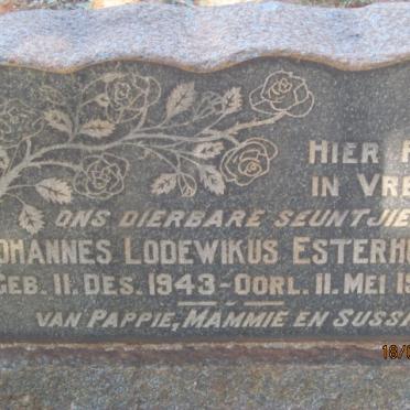 ESTERHUIZEN Johannes Lodewikus 1943-1944