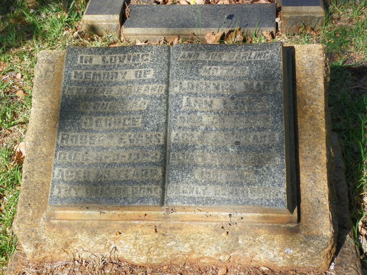 EVANS George Robert -1942 &amp; Ann -1965