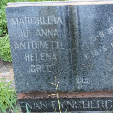 EYNSBERGEN Margreeta Johanna Antoinette Helena, van 1899-1981