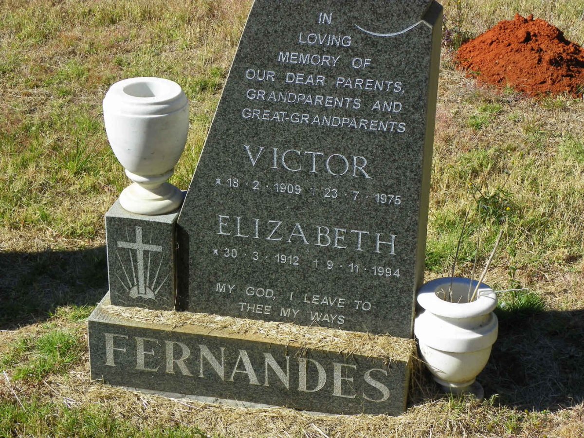 FERNANDES Victor 1909-1975 &amp; Elizabeth 1912-1994