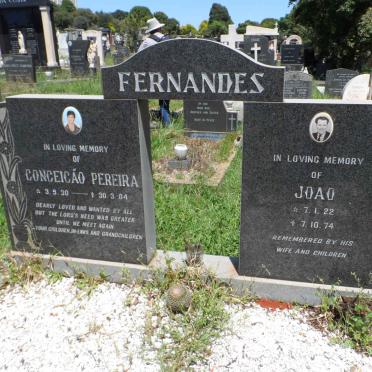 FERNANDES Joao 1922-1974 &amp; Conceicao Pereira 1930-2004