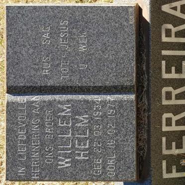 FERREIRA Willem Helm 1934-1977