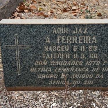 FERREIRA  A. 1923-1960