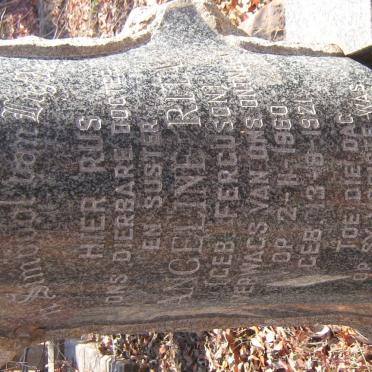 FERREIRA Angeline Rita nee FERGUSON 1921-1960