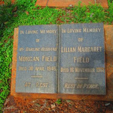 FIELD Morgan -1946 &amp; Lilian Margaret -1961