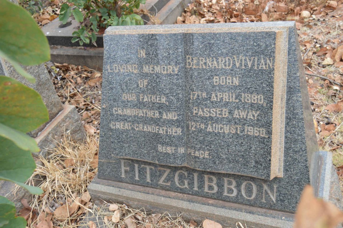 FITZGIBBON Bernard Vivian 1880-1960