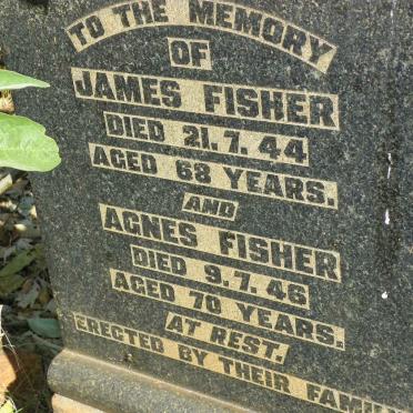 FISHER James -1944 &amp; Agnes -1946