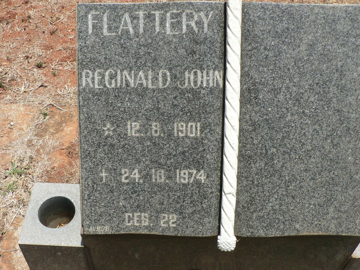FLATTERY Reginald John 1901-1974