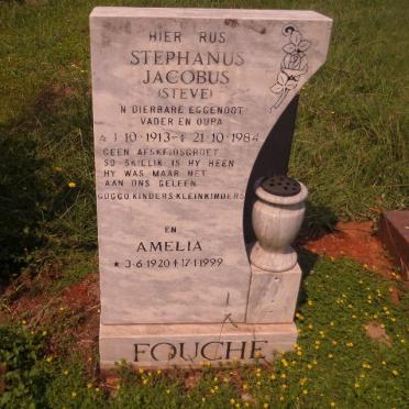 FOUCHÉ Stephanus Jacobus 1913-1984 &amp; Amelia 1920-1999