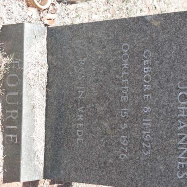 FOURIE Jacobus Johannes 1923-1976