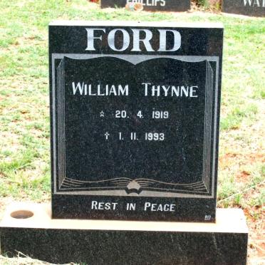 FORD William Thynne 1919-1993