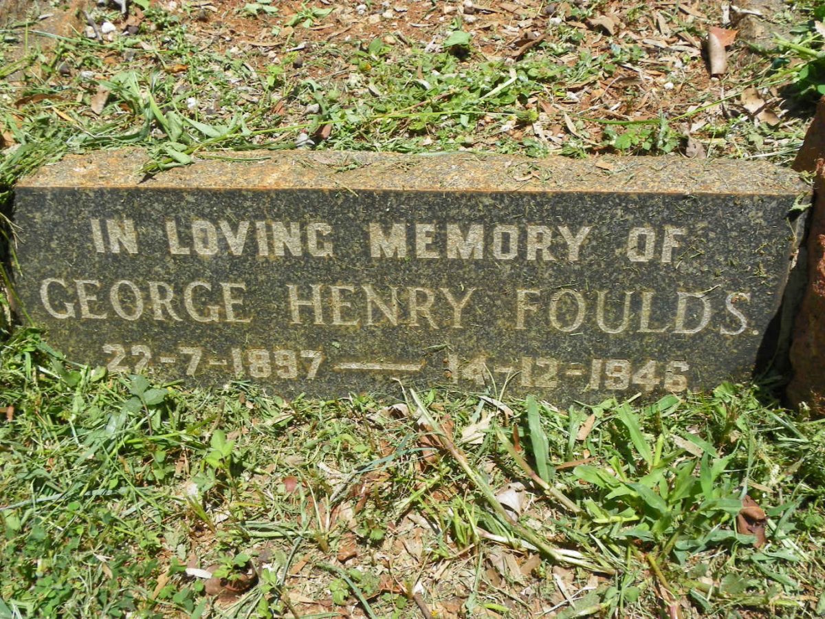 FOULDS George Henry 1897-1946