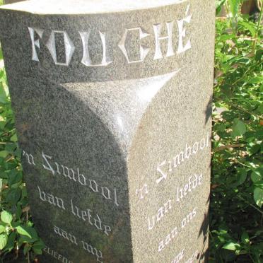 FOUCHÉ Johannes Hendrik 1918-1965 &amp; Hester Henrietta 1922-1970