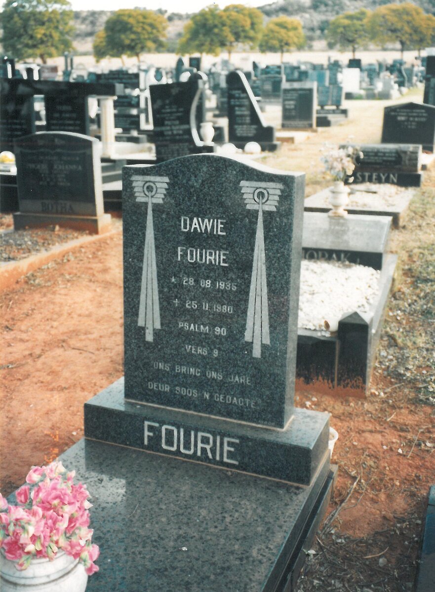 FOURIE Dawie 1935-1980