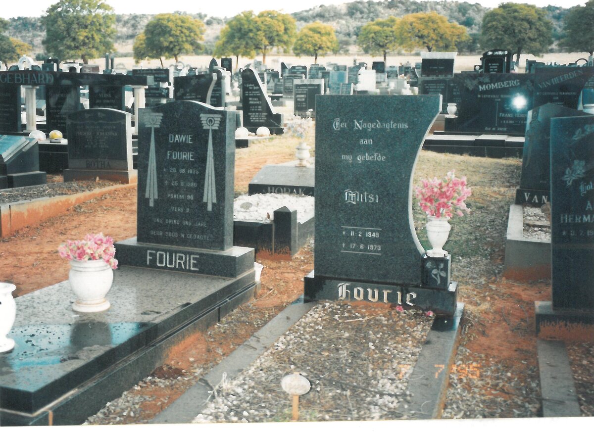FOURIE Dawie 1935-1980 &amp; Mitsi STANDER 1949-1973