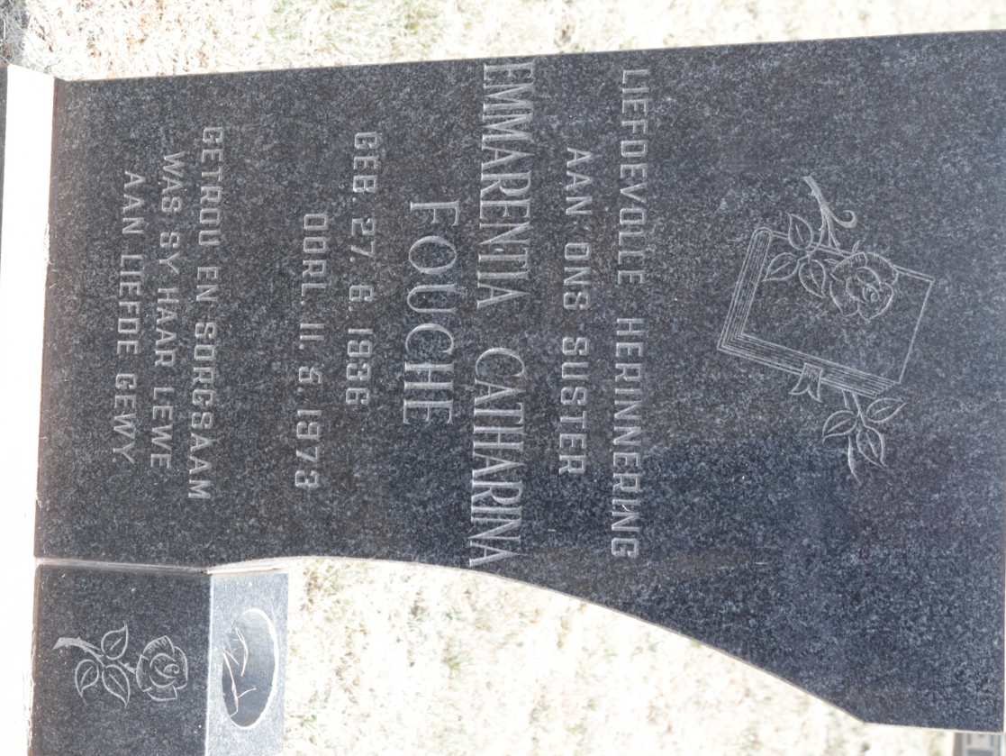 FOUCHE Emmarentia Catharina 1936-1973