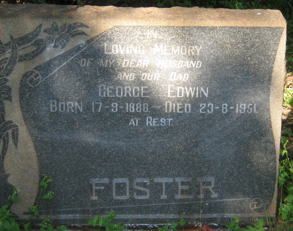 FOSTER George Edwin 1888-1951