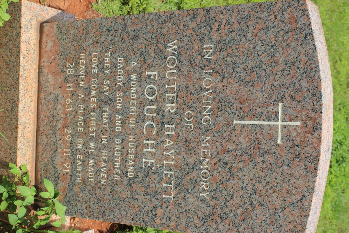 FOUCHE Wouter Haylett 1963-1991