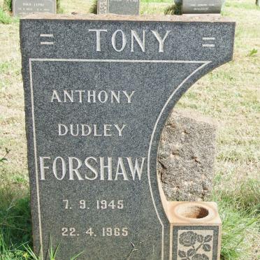 FORSHAW Anthony Dudley 1945-1965