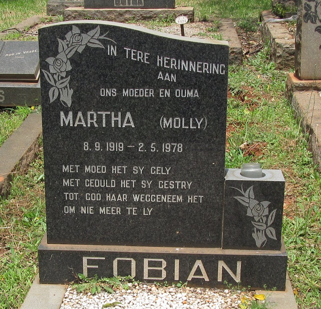 FOBIAN Martha 1919-1978