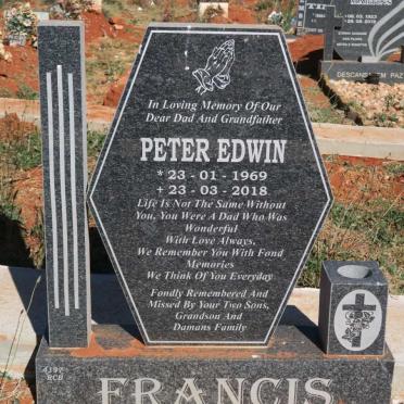 FRANCIS Peter Edwin 1969-2018