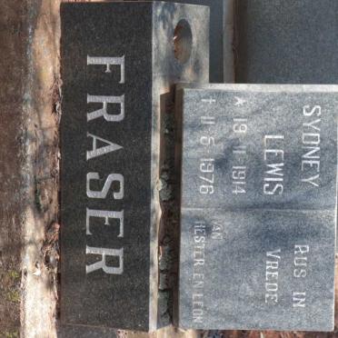 FRASER Sydney Lewis 1914-1976