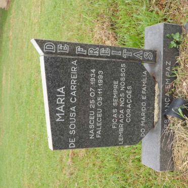 FREITAS Maria de Sousa Carreira, de 1934-1993