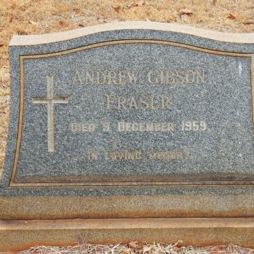 FRASER Andrew Gibson  -1959