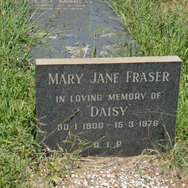 FRASER Mary Jane 1900-1976