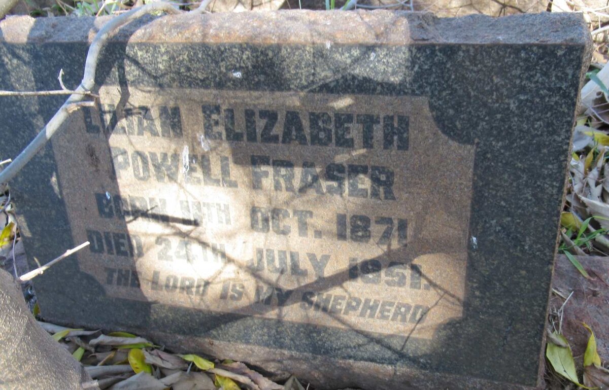 FRASER Lilian Elizabeth Powell 1871-1951