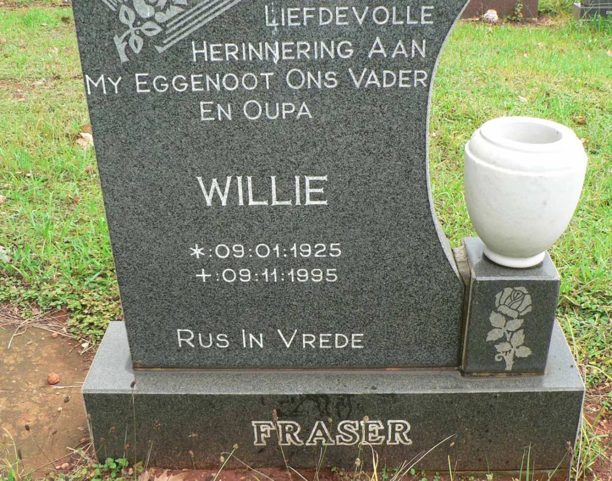 FRASER Willie 1925-1995