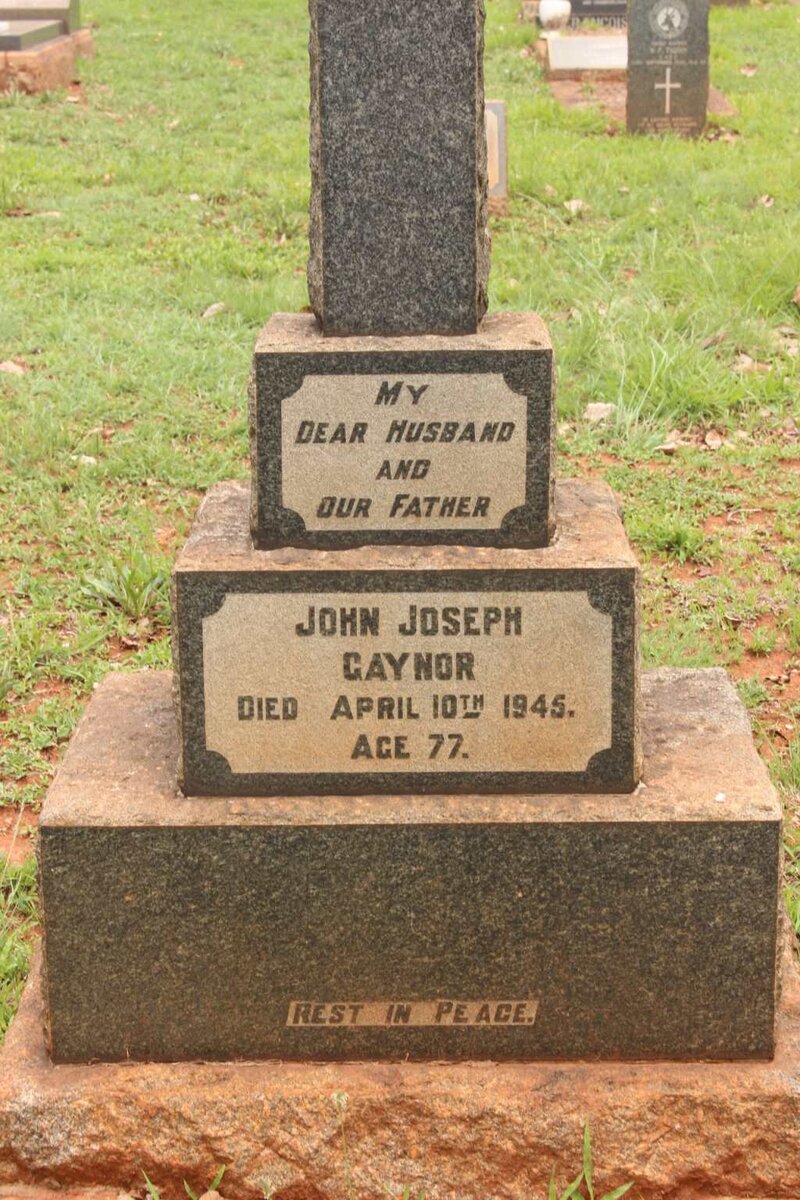 GAYNOR John Joseph -1945