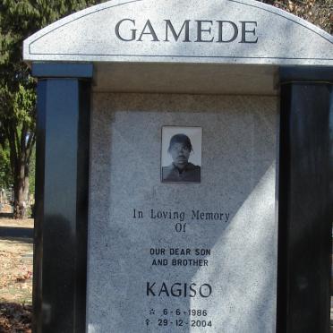 GAMEDE Kagiso 1986-2004