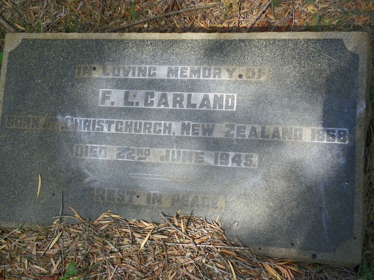 GARLAND F.C. 1868-1945