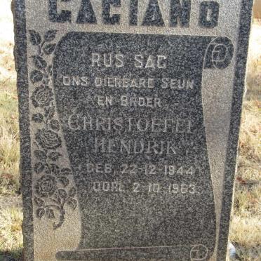 GAGIANO Christoffel Hendrik 1944-1963