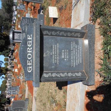 GEORGE Rita 1949-2017