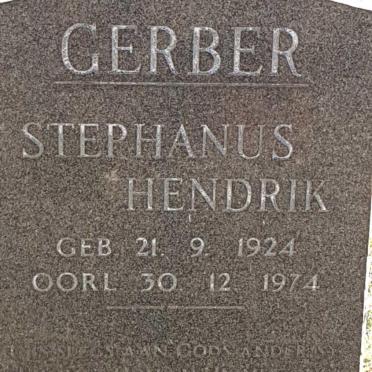 GERBER Stephanus Hendrik 1924-1974